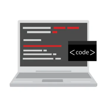 Program code image Stockillustratie