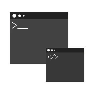 Program code image Stock Illustration