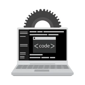 Program code image Stockillustratie