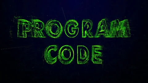 Program Code. Intro before starting or in pause Stock Footage 85617900