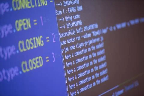 Program code java program code on laptop screen ,model released, Symbolfot... Stock Photos