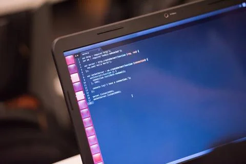 Program code java program code on laptop screen ,model released, Symbolfot... Stock Photos