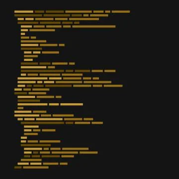 Program Code Listing, Abstract Programming Background. Vector Stock Illustration