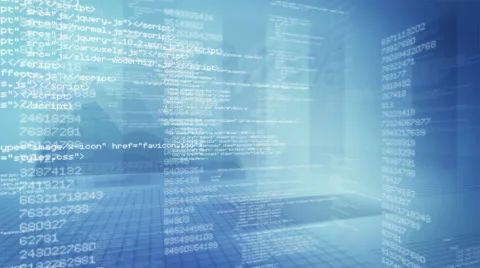 Program Code. Loopable. White. 360. 스톡 동영상 46717191