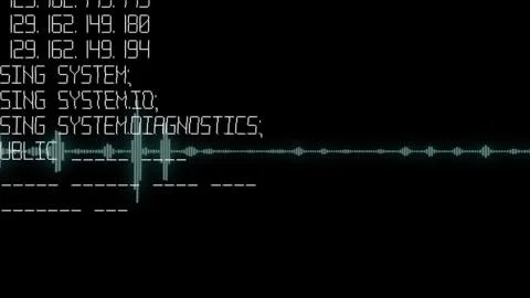 Program code on a monitor. Computer code, hacker. Software developer programming 스톡 사진
