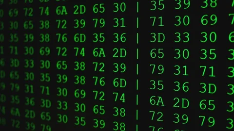 Program code on PC screen Stock Footage 129627546