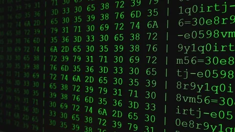 Program code on PC screen Stock Footage 130155796