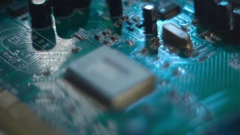 Program code on a processor, symbolizing the operation of an electronic device Stock Footage 313156654