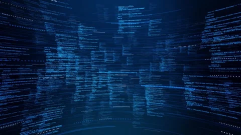 Program code scrolling Code hacker animation, programming typing text for Stock Footage 295447167