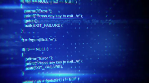 Program code seamless loop background Stock Footage 35210086