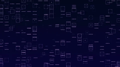 Program code text fly.Running digital text. Stock Footage 85846597