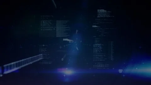 Program codes and binary codes Stock Footage 109199053