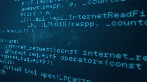Program codes and a digital circuit Stock Footage 112040884