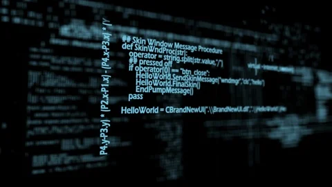 Program codes and glitches Stock Footage 107704286