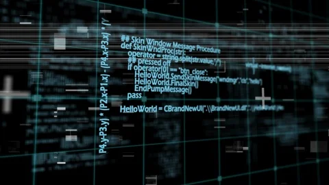 Program codes and glitches Stock Footage 107705217