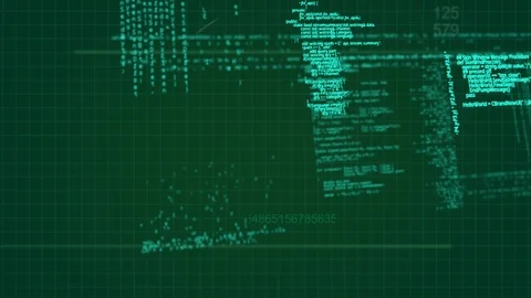 Program codes and globe with Chinese characters on the surface Stock Footage 107700868