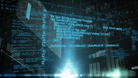 Program codes and graphs Stock Footage 107901838