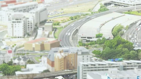 Program codes and a view of the city Stock Footage 107700461