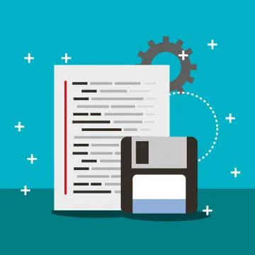 Program coding website Illustrazione stock