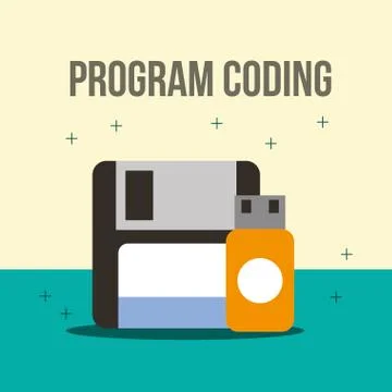 Program coding website Stock Illustration