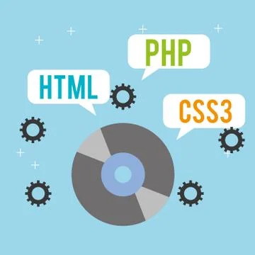 Program coding website Stock Illustration