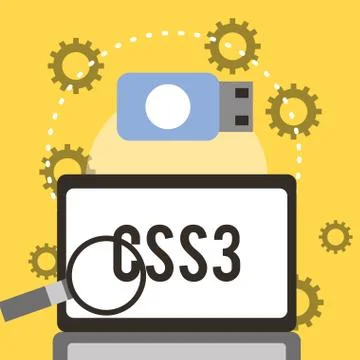 Program coding website Illustrazione stock