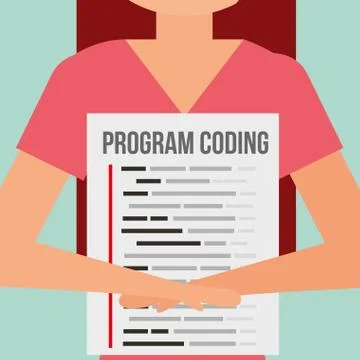 Program coding website Stock Illustration