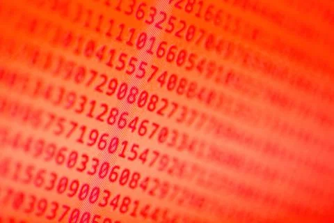 Program computer code. Foto stock