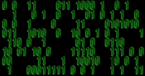 Program datum background. Green programming binary coding Stock Footage 284667837