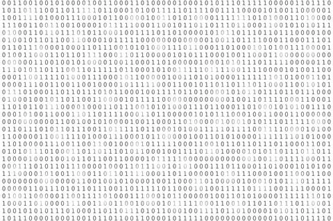 Program datum background. Programming binary coding Stock-Illustration
