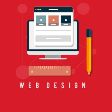 Program for design and architecture. 스톡 일러스트