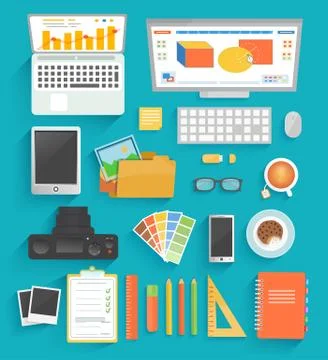 Program for design and architecture. Stock Illustration