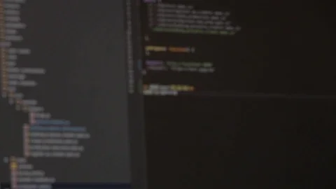 Program developing it Stock Footage 98677358