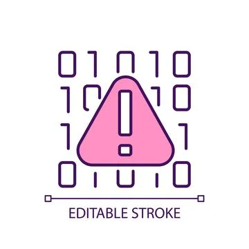 Program error RGB color icon イラスト素材