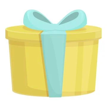 Program gift icon cartoon . Box present Illustrazione stock