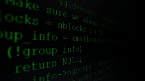 Program hacker attack, computer software crash, screen, programmer create Stock Footage 142429125
