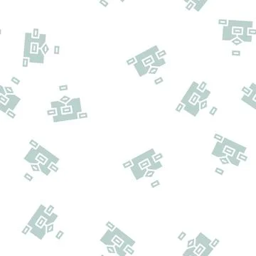 Program hierarchy glyph icon vector isolated illustration 스톡 일러스트