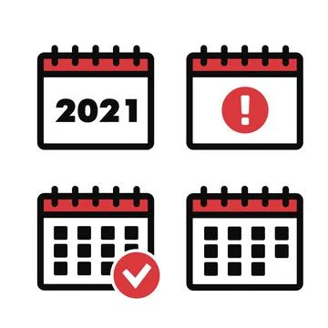 Program planner vector. Calendar vector sign Ilustración de archivo