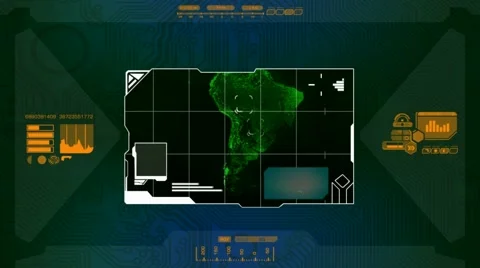 Program scanning map - code - yellow 01 Stock Footage 61526850