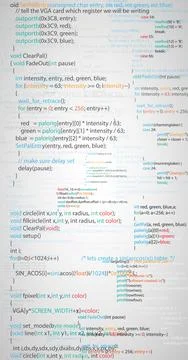 Program Script Code Stock Illustration