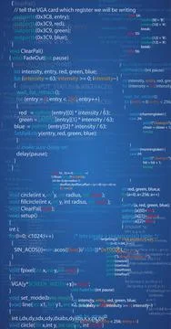 Program Script Code Stock Illustration