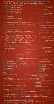 Program Script Code Stock Illustration