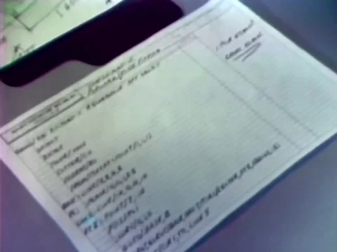 The program script is put into the computer through numerical tape, and the part Stockbeeldmateriaal 79459123