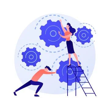 Program settings vector concept metaphor Stock Illustration