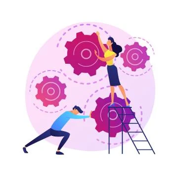 Program settings vector concept metaphor Stock Illustration