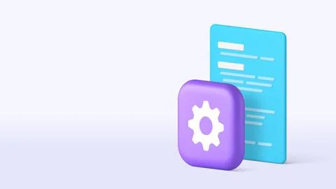 Program software development web site code setting option setup copy space ba Illustration