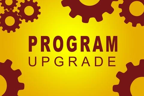 Program Upgrade concept Stock Illustration