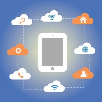 Program vector technology 스톡 일러스트