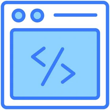 Programing Icon. User interface Vector Illustration, As a Simple Vector Sig.. Stock Illustration