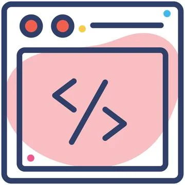 Programing Icon. User interface Vector Illustration, As a Simple Vector Sig.. Stock Illustration